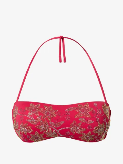 TWINSET bandeau bikini top with studs