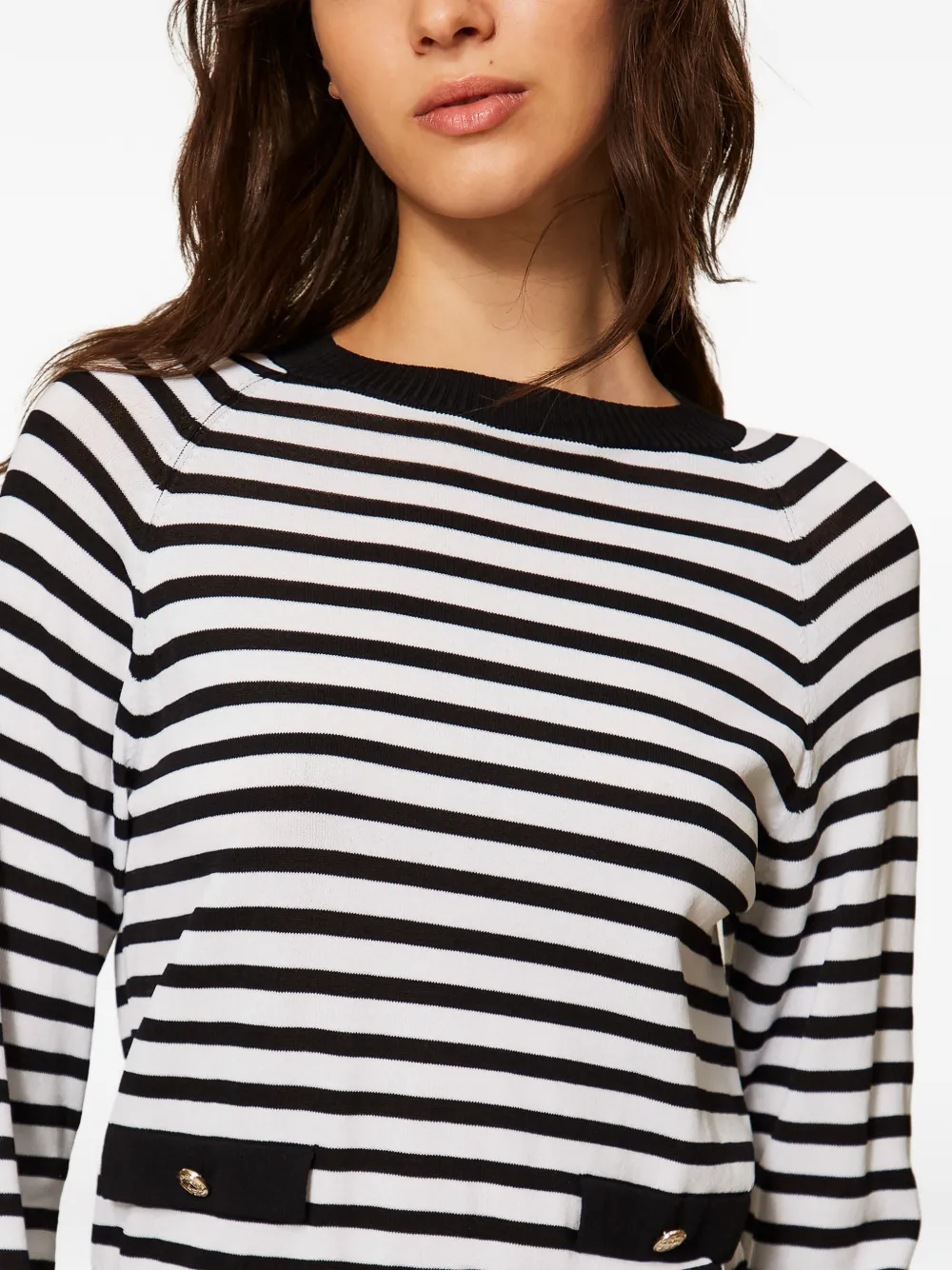 TWINSET Gestreepte trui Wit