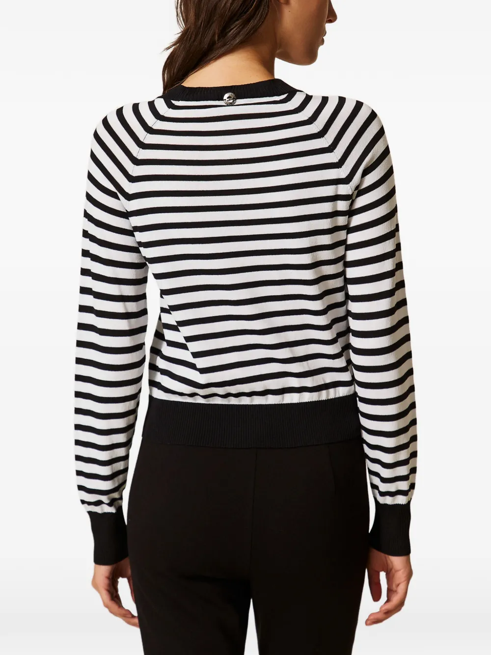 TWINSET Gestreepte trui Wit