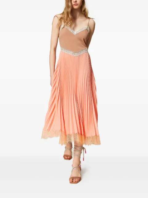 TWINSET x Myfo pleated dress