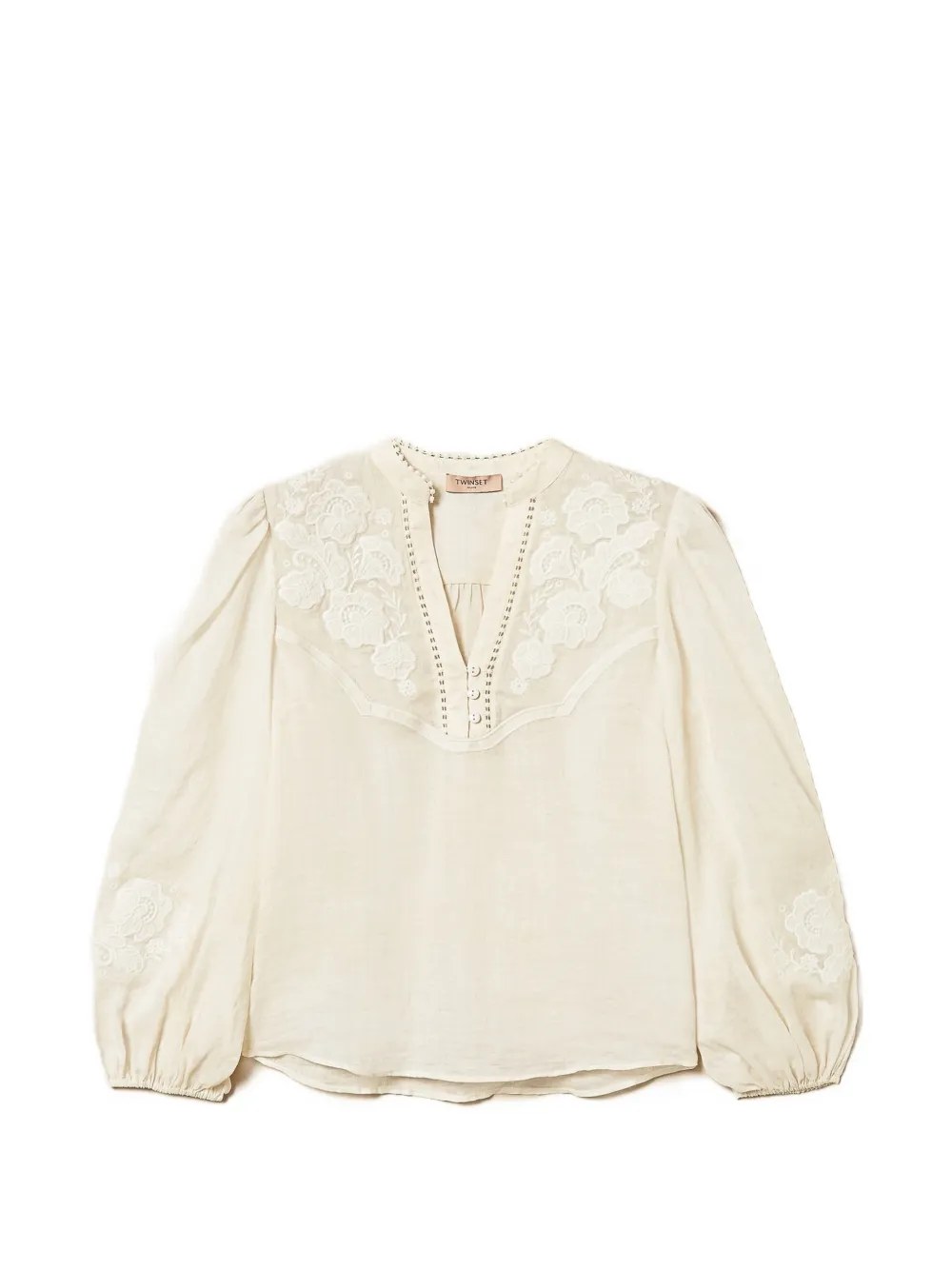 TWINSET embroidered blouse - Toni neutri