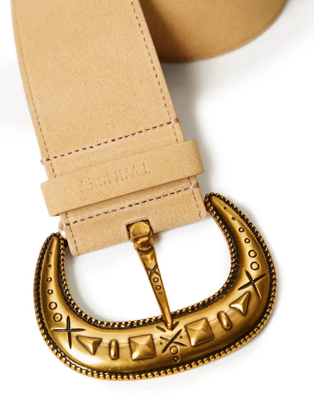  Twinset Leather Belt - Neutrals 