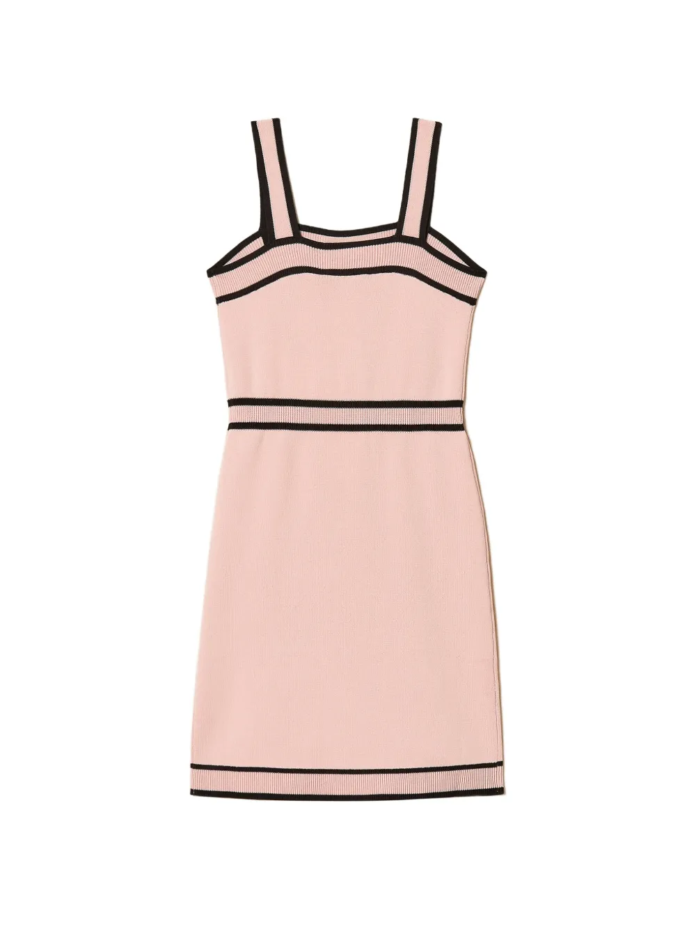 TWINSET Kids Jurk met contrasterende afwerking Roze