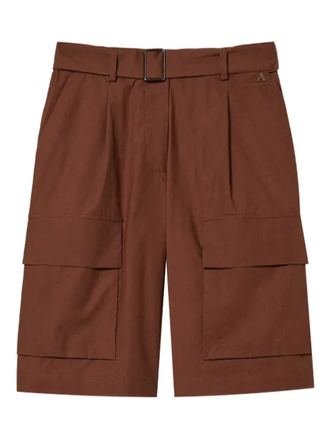 TWINSET recycled poplin cargo bermuda shorts