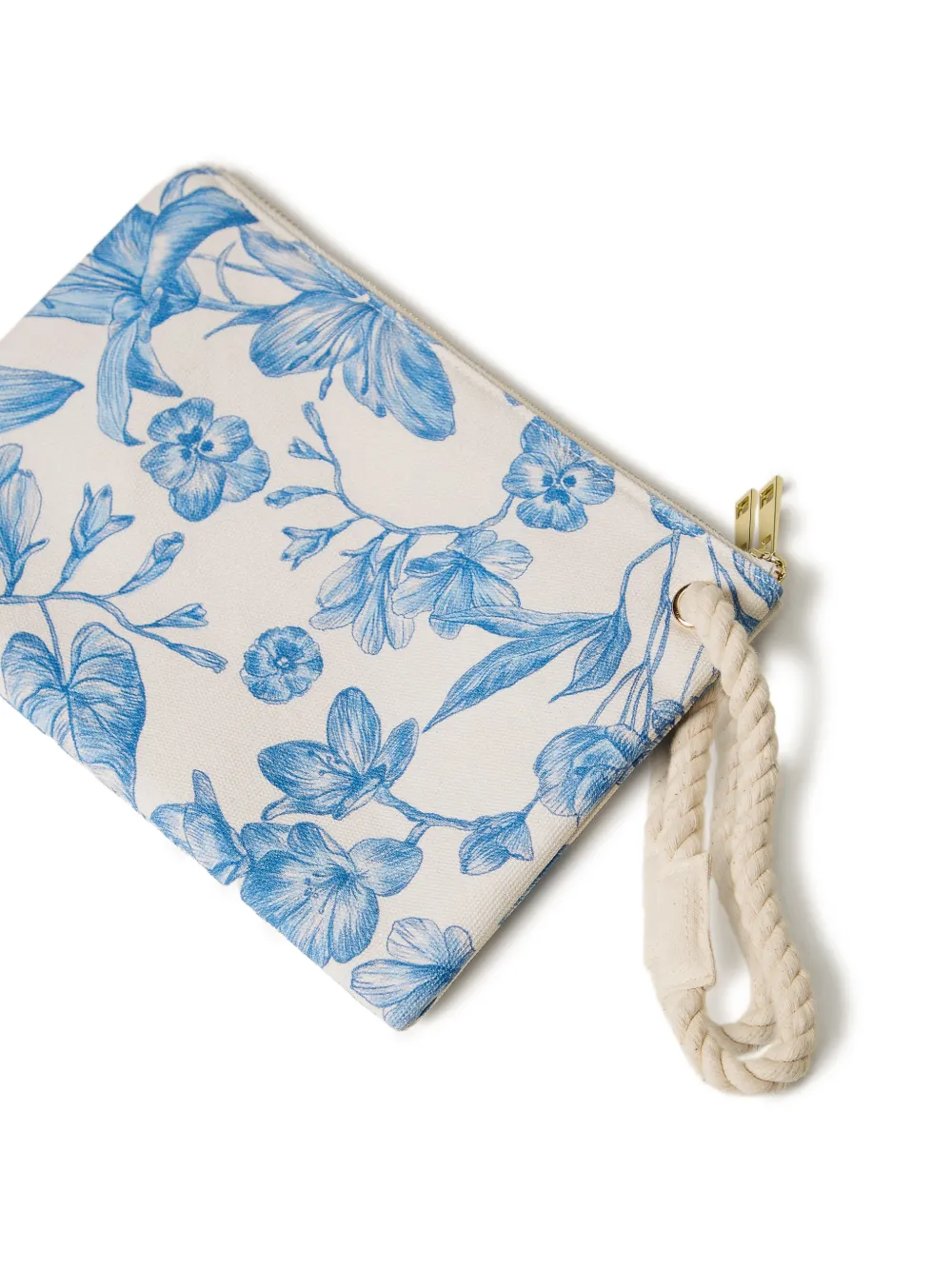 TWINSET Canvas clutch Beige