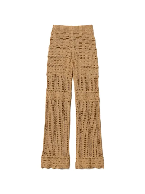 TWINSET knitted flared trousers