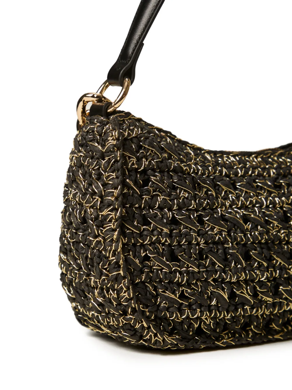 TWINSET Schoudertas met kettingdetail Zwart