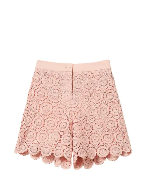 TWINSET Kids lace shorts