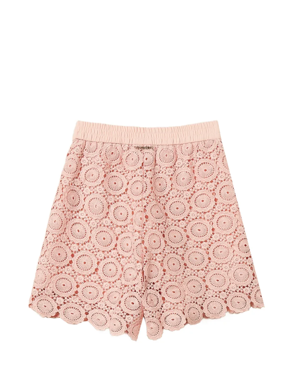  Twinset Kids Lace Shorts - Pink 
