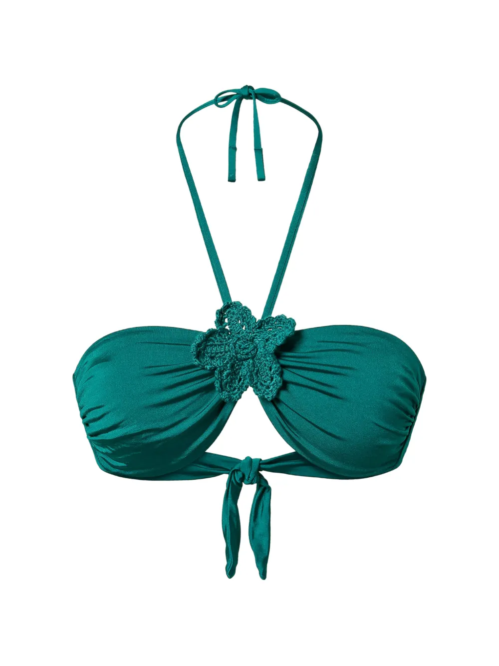 TWINSET Bikinioberteil mit Blumendetail - Grün