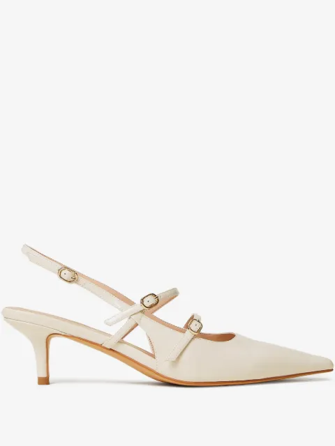 TWINSET sling back court shoes with straps