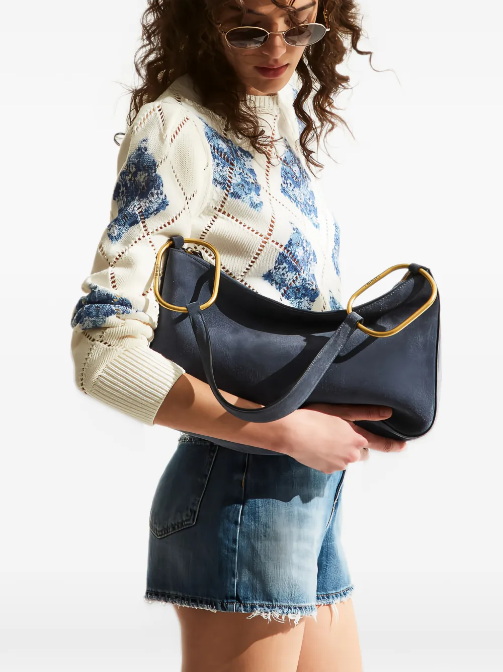 TWINSET Borsa a spalla Liliane - Blu