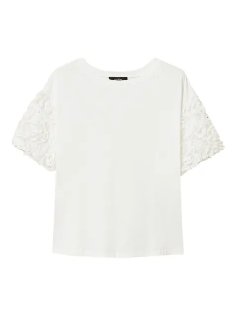 TWINSET floral-sleeves T-shirt