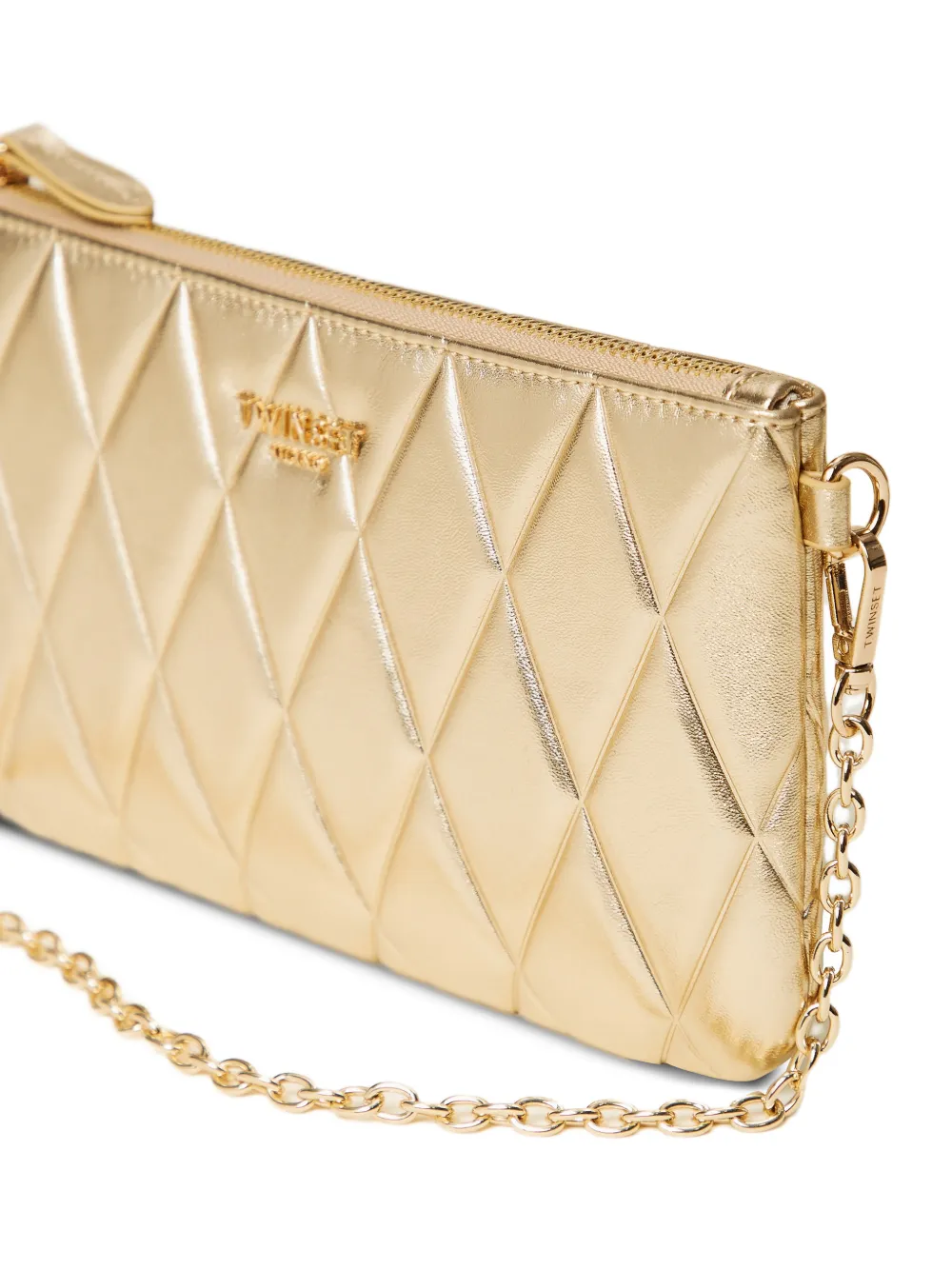 TWINSET quilted chain clutch bag | Image 2