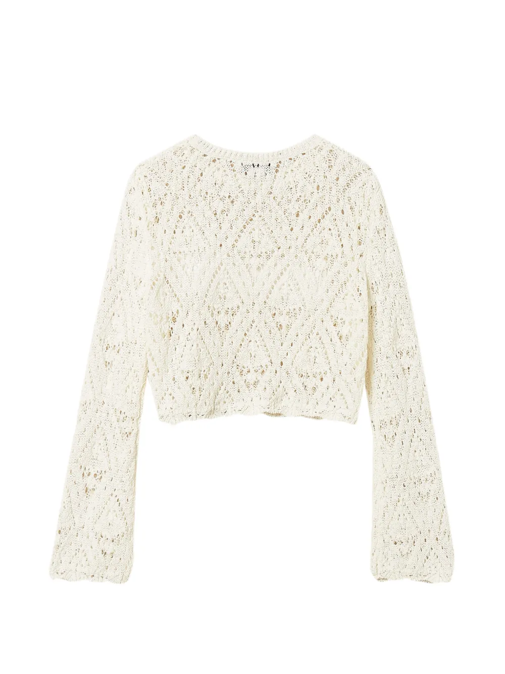  Twinset Kids Openwork-pattern Sweater - Neutrals 