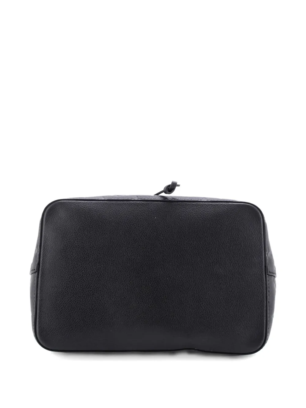 Pre-owned Louis Vuitton Neonoe Handbag Monogram Empreinte Leather Mm Bucket Bag In Black