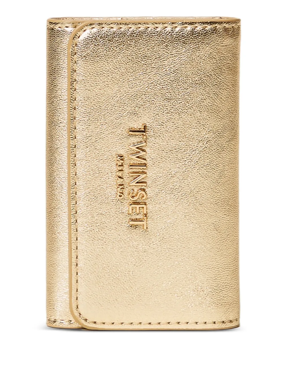 TWINSET Metallic Keyring | Gold | Image 1