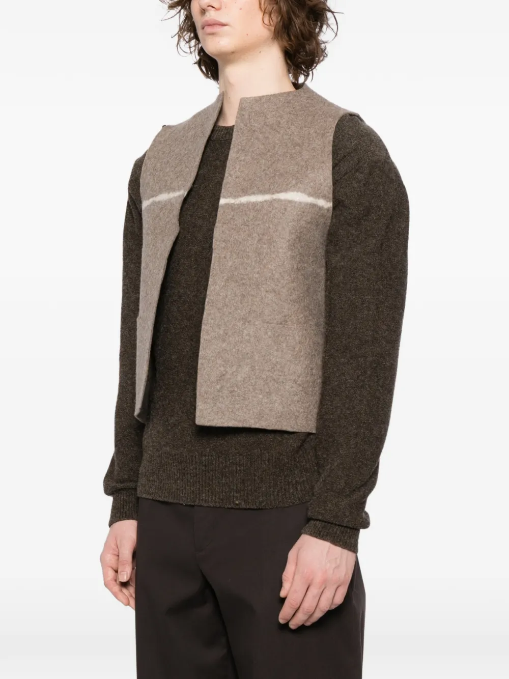  Norlha Felt Vest - Grey 