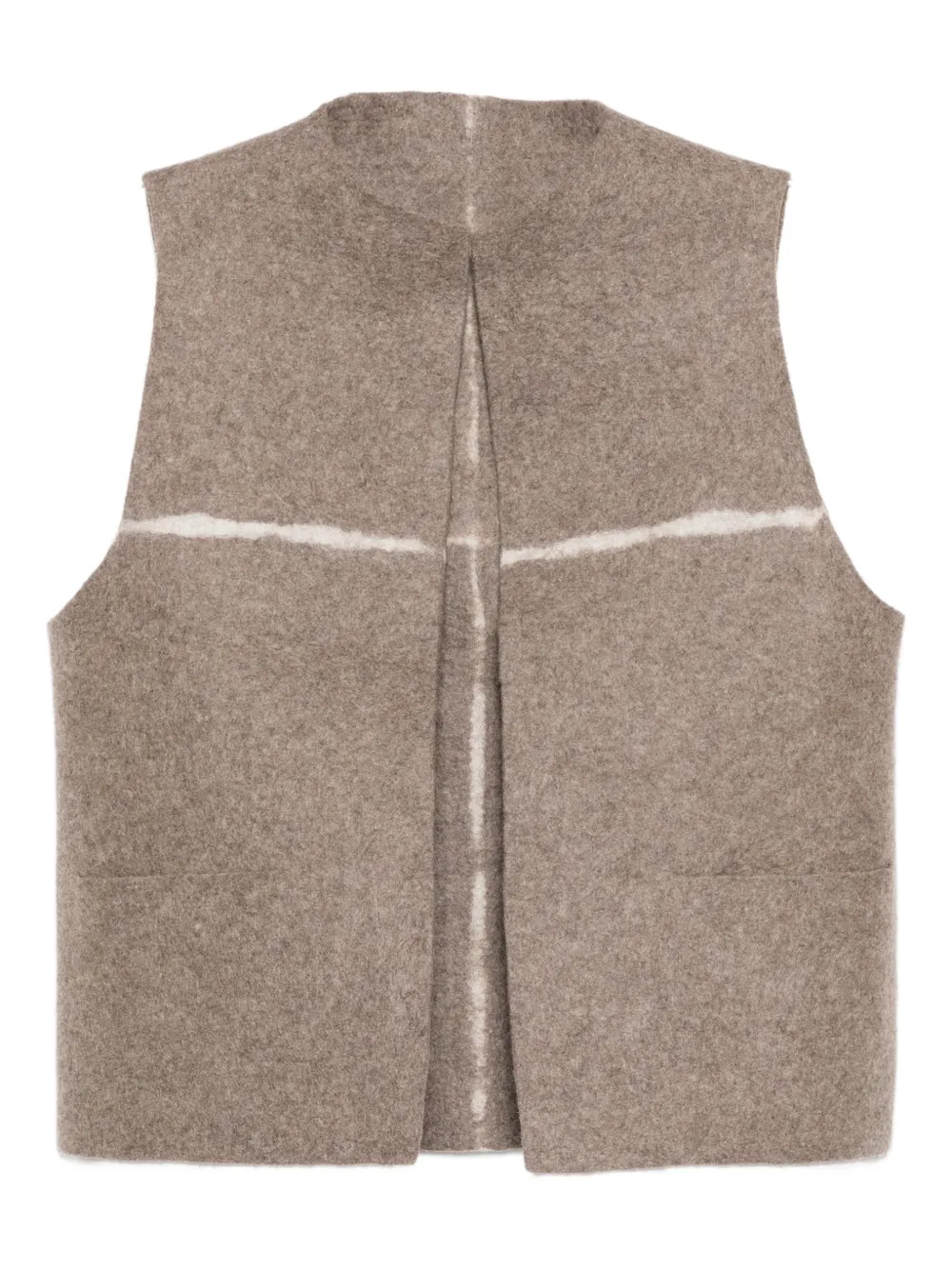 NORLHA Felt vest - Grigio