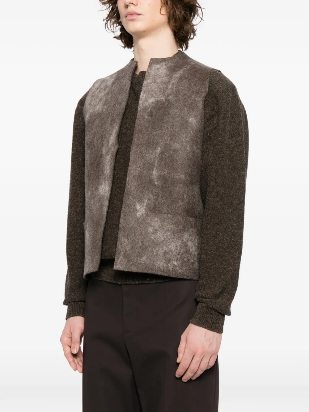 Norlha Chaleco Melang Felt - Neutro 