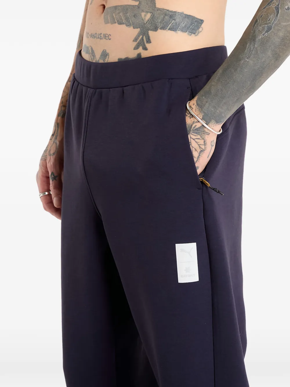PUMA x Saysky trainingsbroek met zijzak Blauw