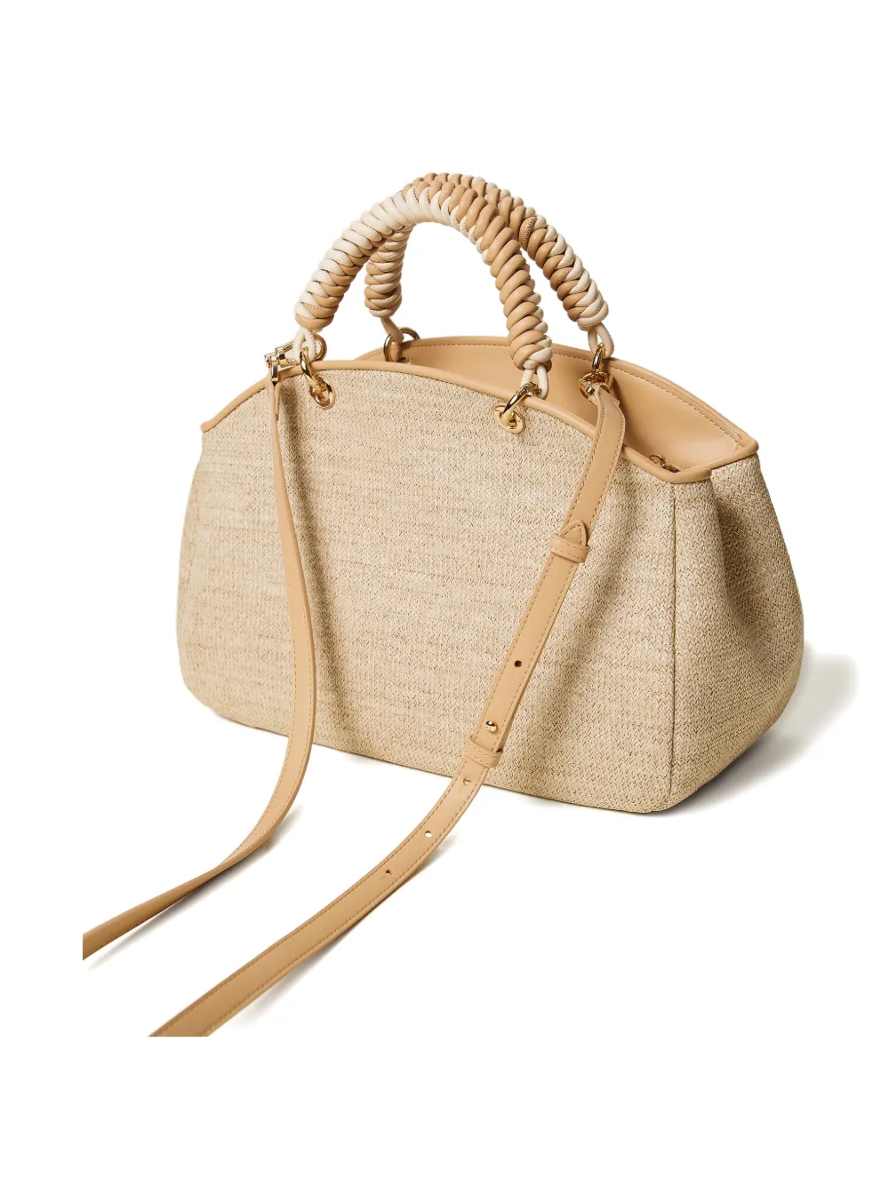 TWINSET Geweven shopper - Beige