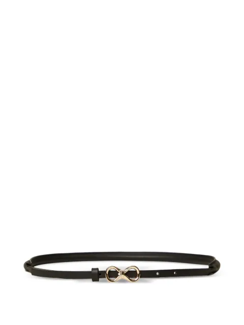TWINSET logo-buckle leather belt