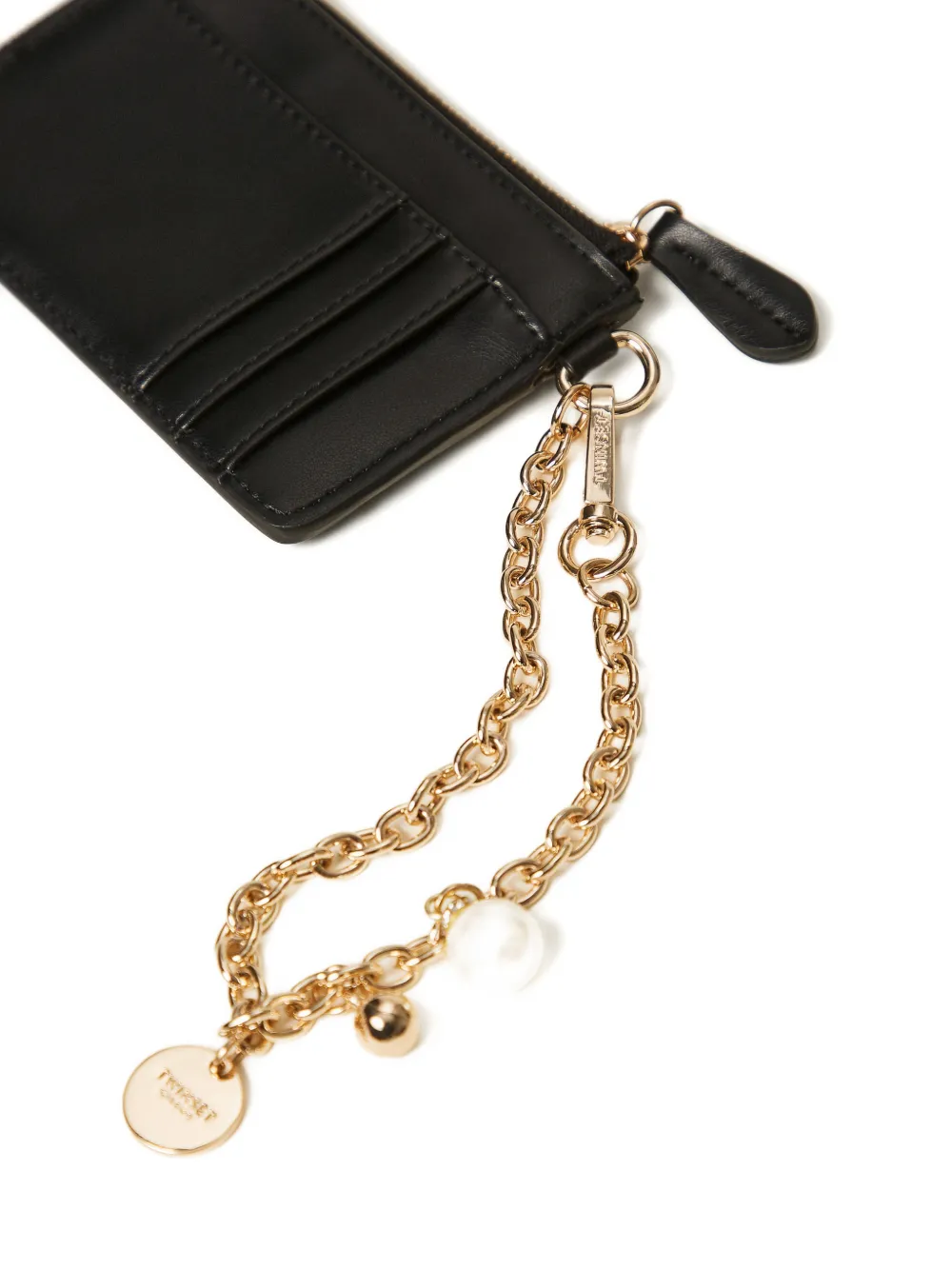 TWINSET charms card holder - Zwart