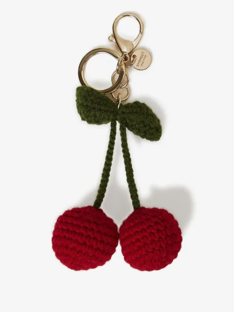 TWINSET cherries crocheted keyring