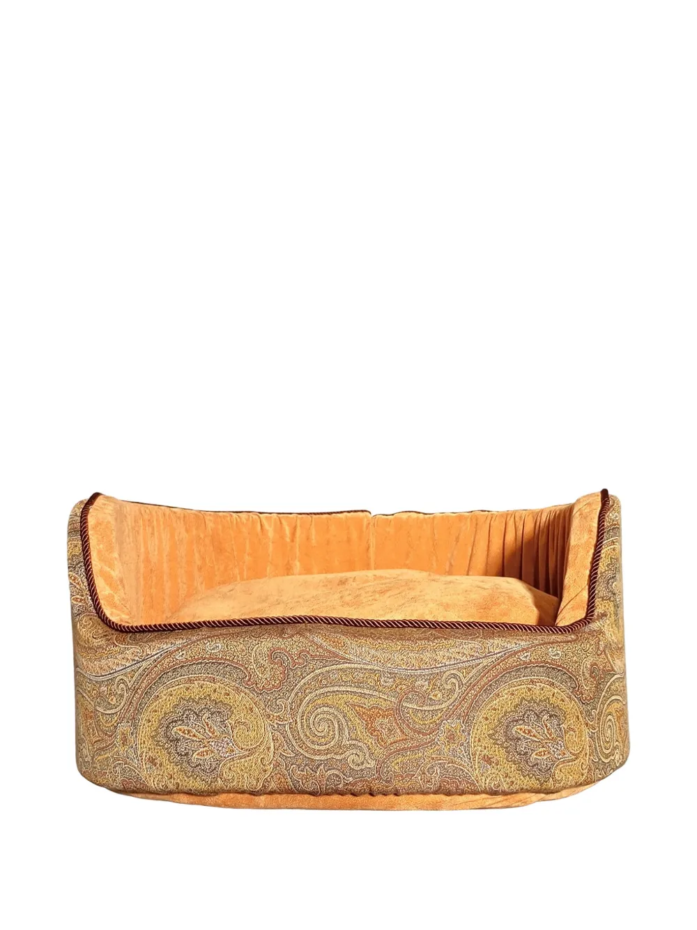 Etro Home Paisley-print Pet Bed In Brown