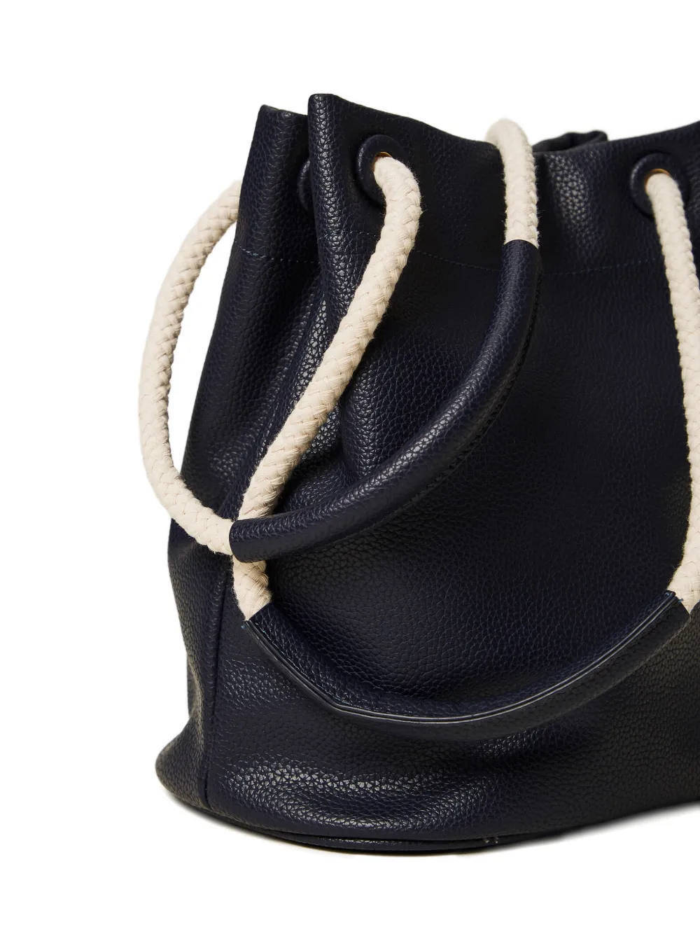 TWINSET Bucket-tas met handvatten met touw Blauw