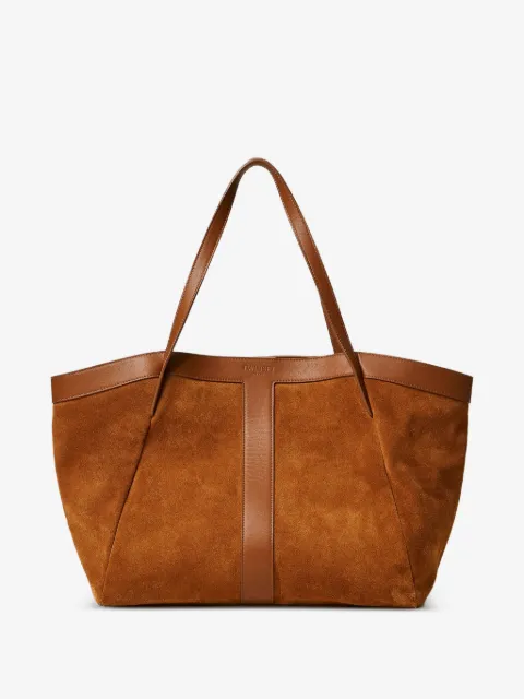 TWINSET suede shopper bag