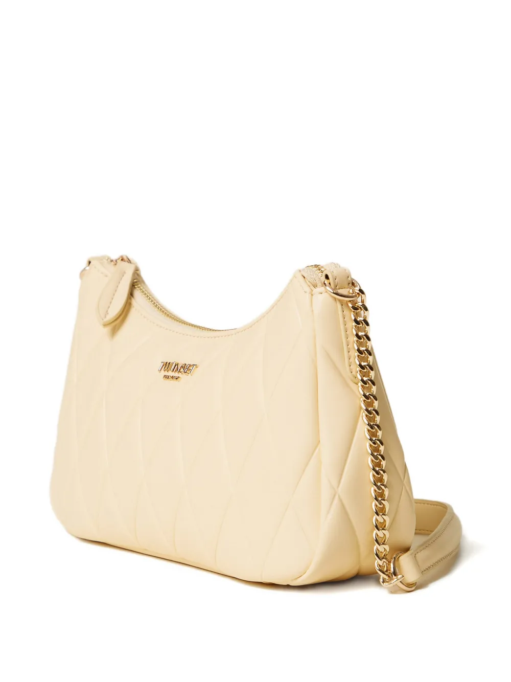 TWINSET Gewatteerde schoudertas Beige