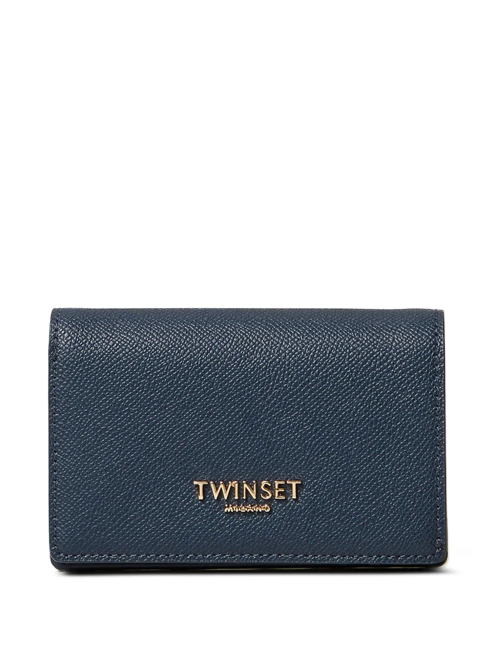 TWINSET Portafoglio bi-fold con zip - Blu