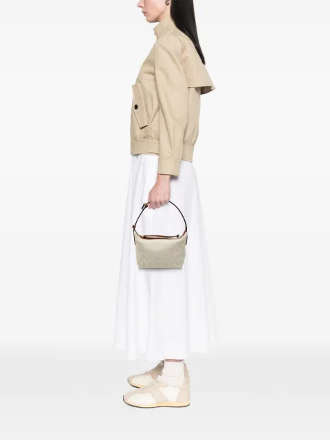 Loewe Pre-Owned 2023 Small Anagram Jacquard Cubi Bag handbag