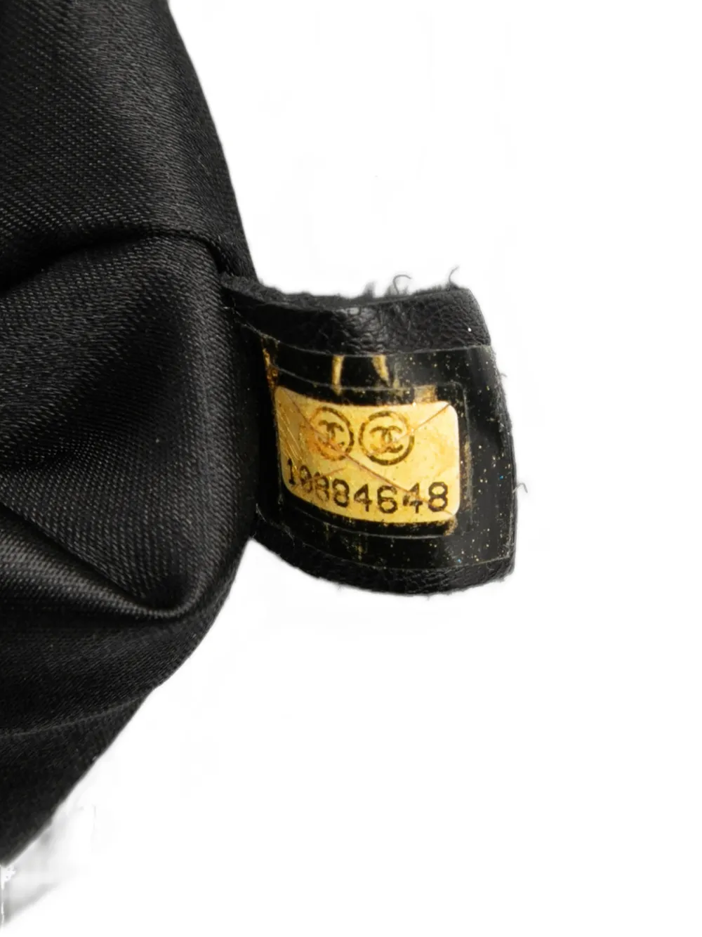 Pre-owned Chanel 2005-2006 Cc Check Embossed Velvet Belted Side Frame Bag Shoulder Bag In Black