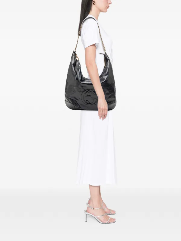 【極美品】GUCCI グッチ　ショルダーバッグ　ソーホー　パテントレザー 楽天市場】【バッグ】GUCCI グッチ ソーホー レザー チェーン