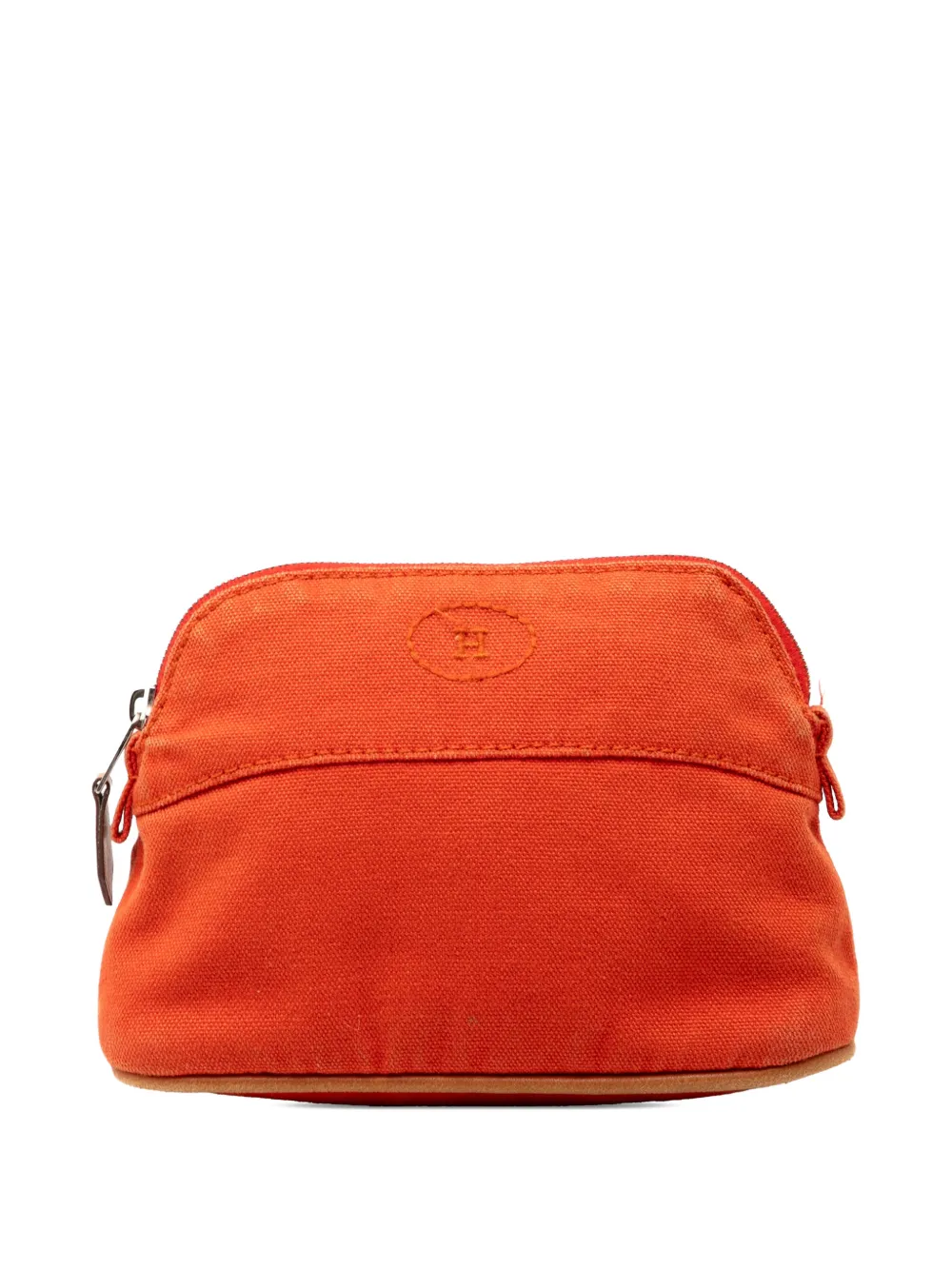 Hermès Pre-Owned 2010-2025 Mini Toile Bolide Case pouch | Orange | Image 1