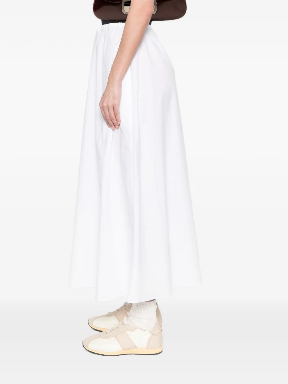 Pre-owned Prada 2000-2025 Spazzolato Mirror Chain Flap Shoulder Bag In Red