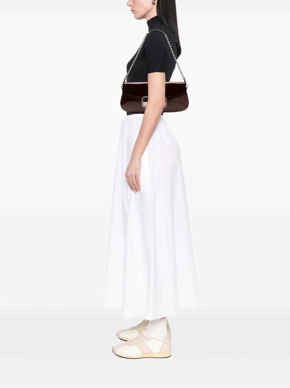 Prada Pre-Owned 2000-2025 Spazzolato Mirror Chain Flap shoulder bag | Pre-Owned | Image 2