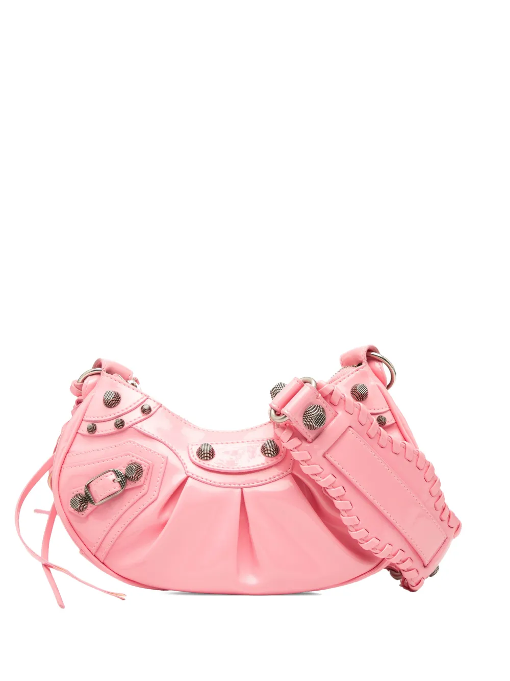 Balenciaga Pre-Owned 2010 Patent Motocross Le Cagole XS crossbody bag - Pink