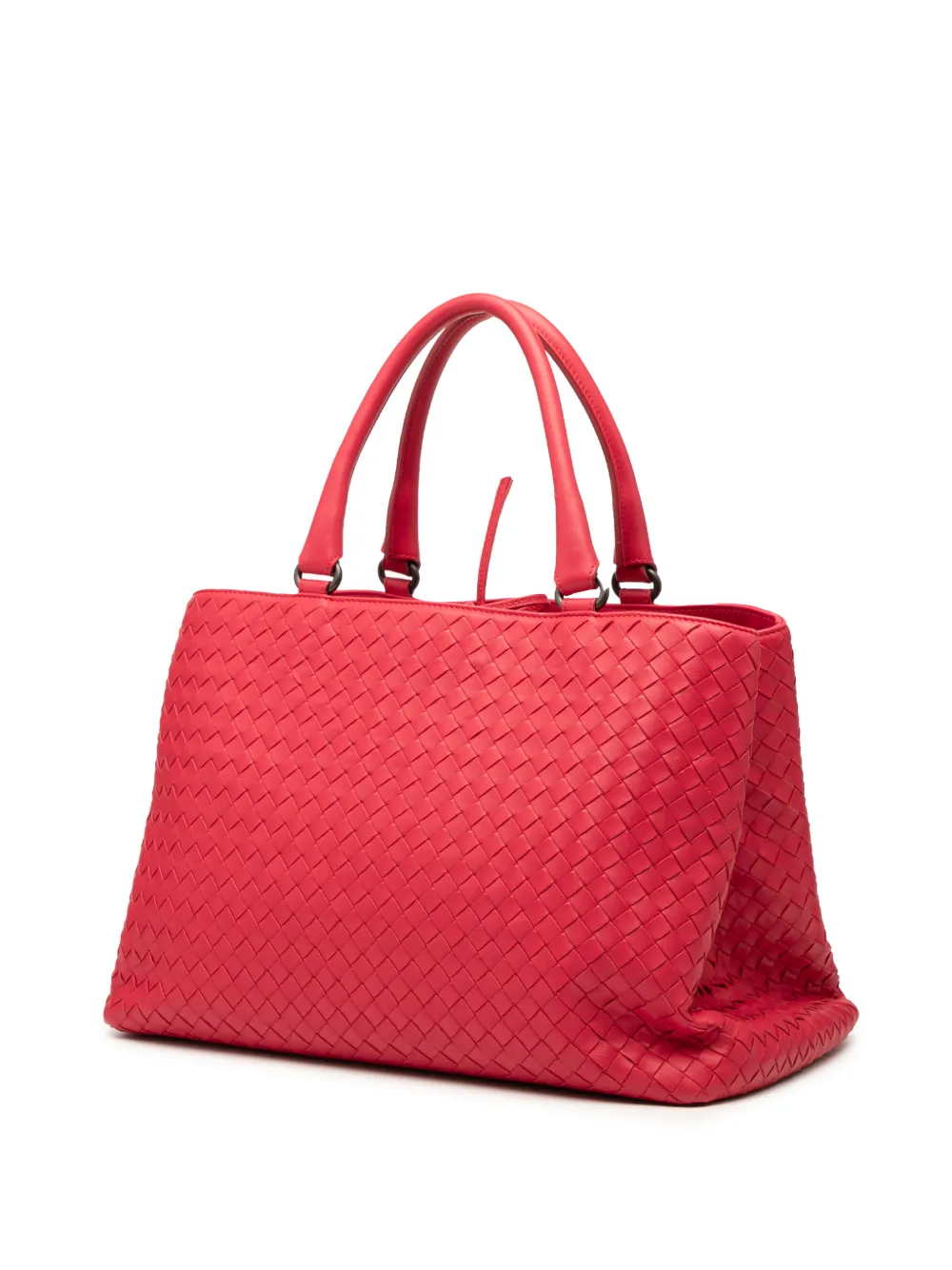 Bottega Veneta Pre-Owned 2012-2025 Nappa Intrecciato Milano tote bag - Rosso