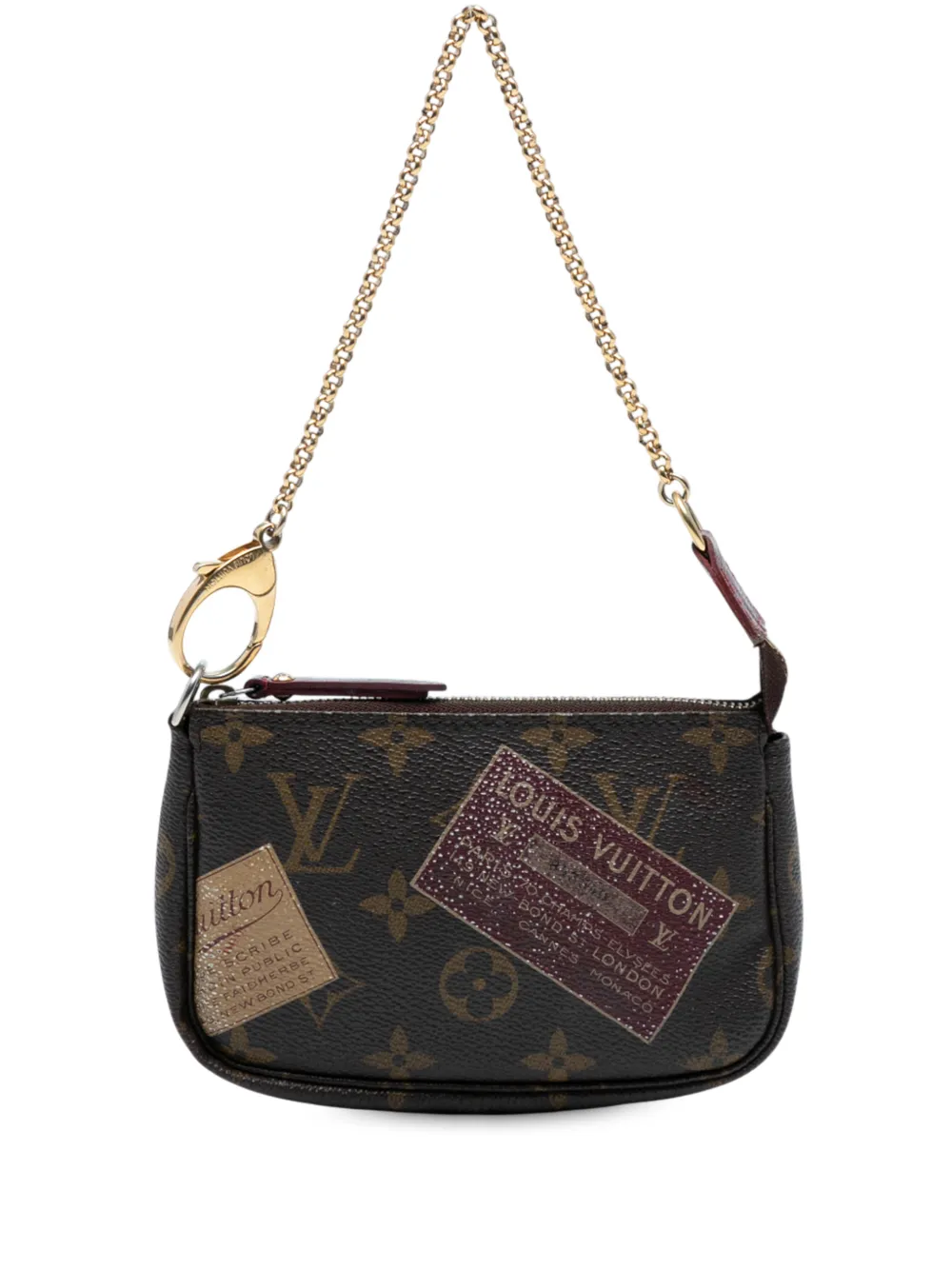 Louis Vuitton Pre-Owned Pochette Trunks & Bags Mini mini con monogramma 2009 - Marrone