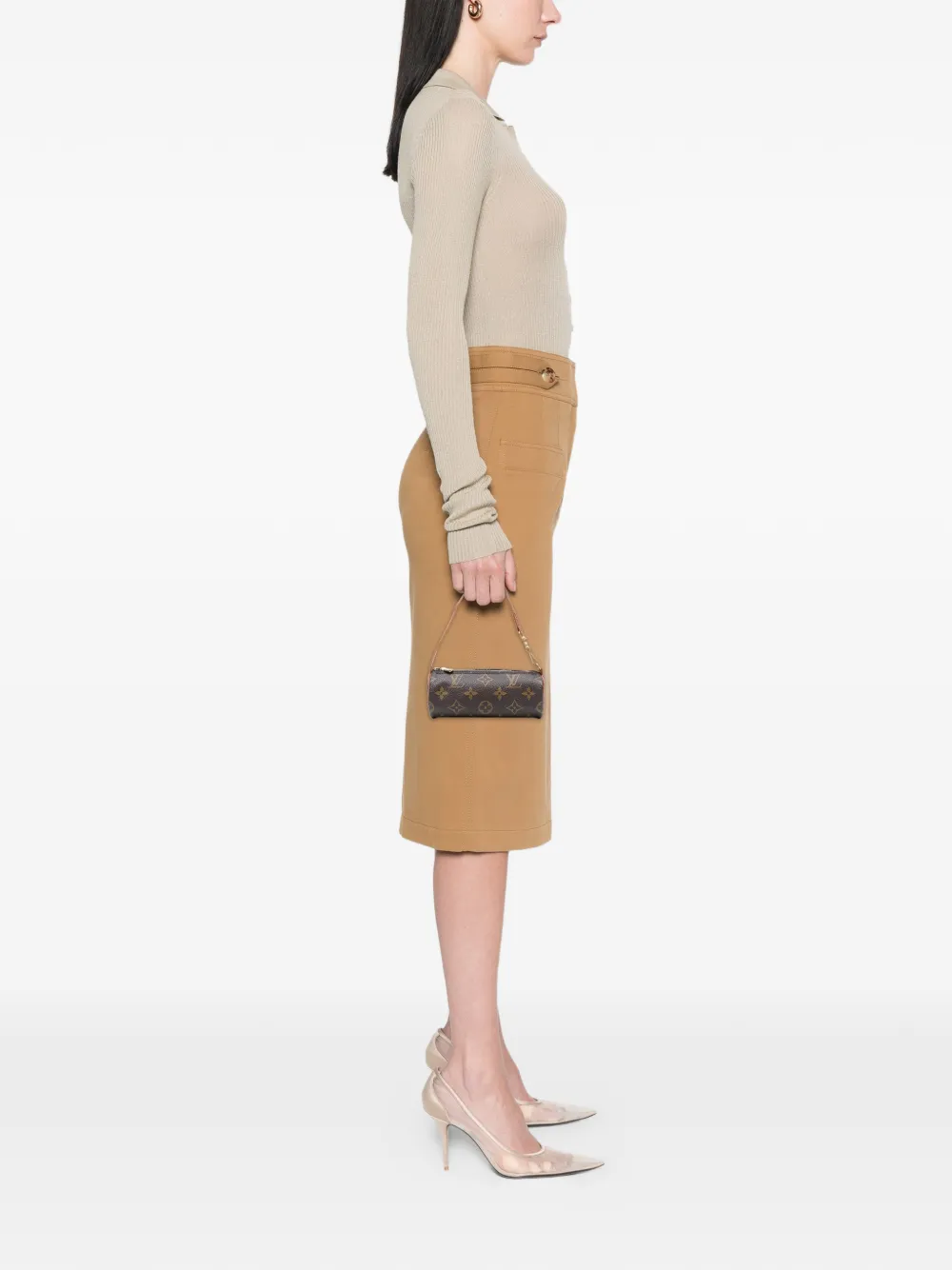 Louis Vuitton Pre-Owned 1990-2025 Monogram Papillon Pochette handbag - Braun