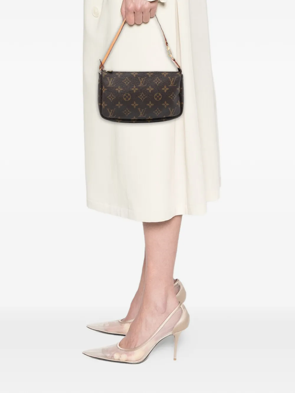 Louis Vuitton Pre-Owned 1999 Monogram Pochette Accessoires shoulder bag - Marrone