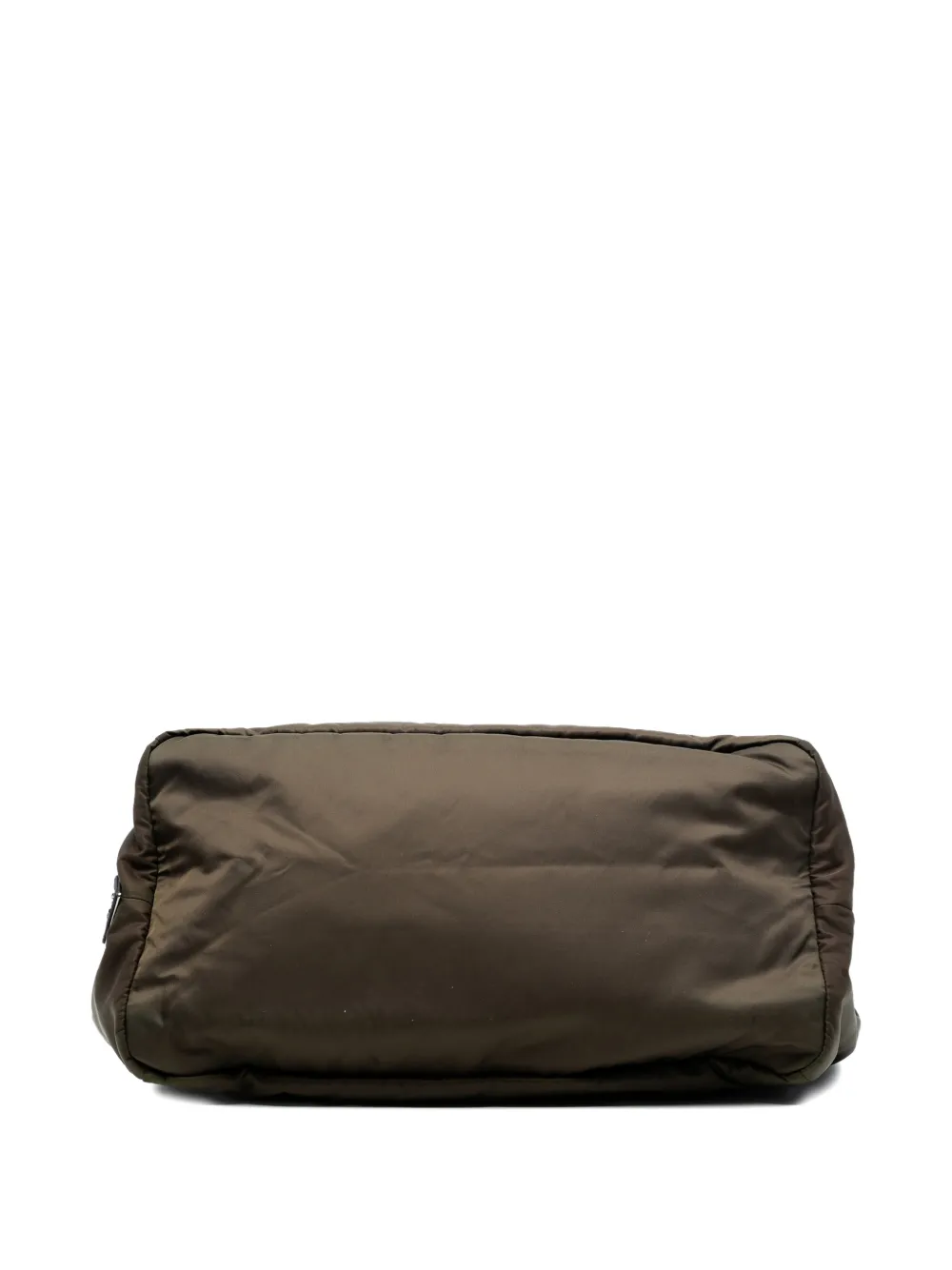 Pre-owned Prada 2000-2025 Tessuto Reversible Tote Bag In Brown