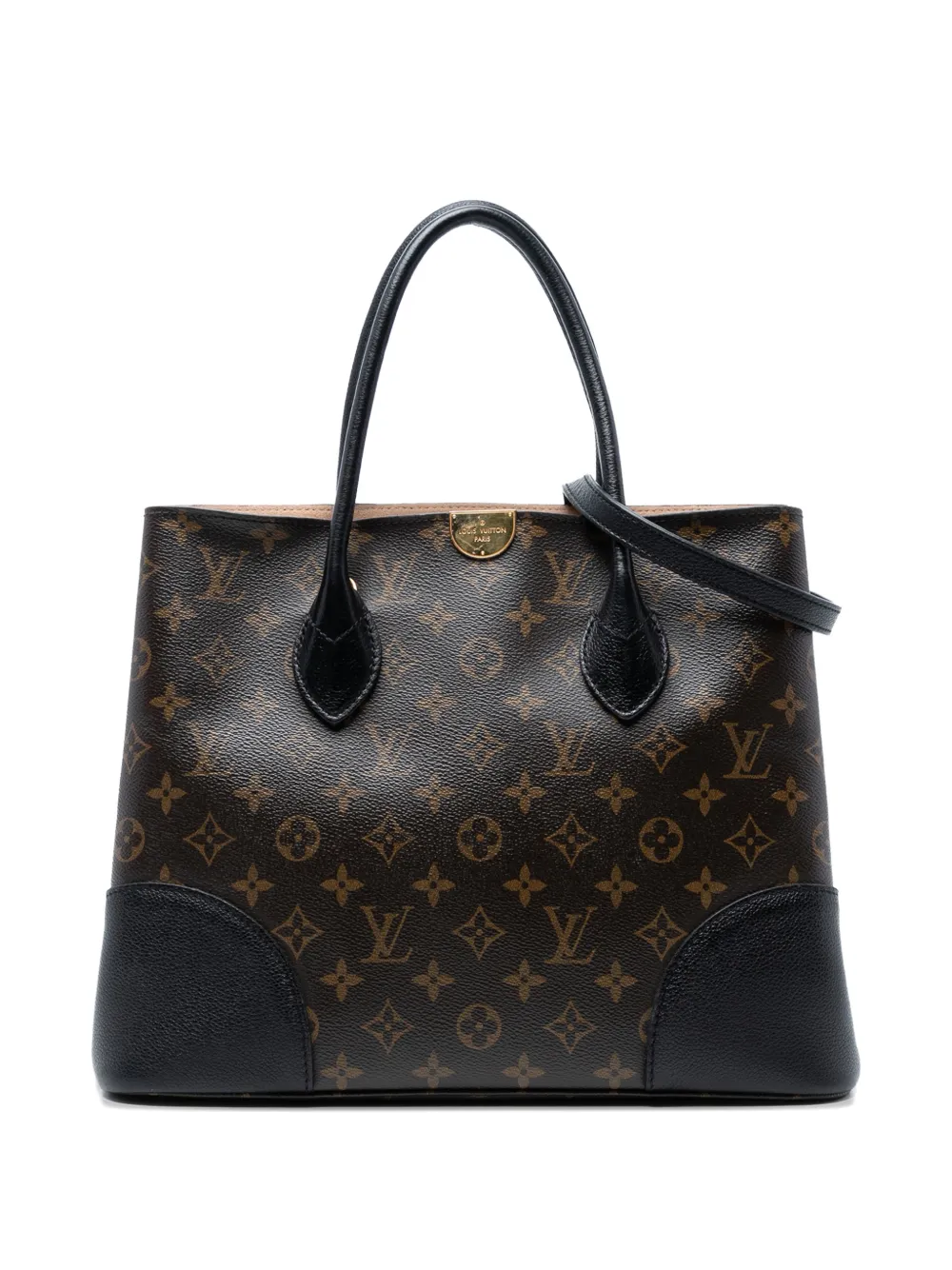 Pre-owned Louis Vuitton 2017 Monogram Flandrin Satchel In Black
