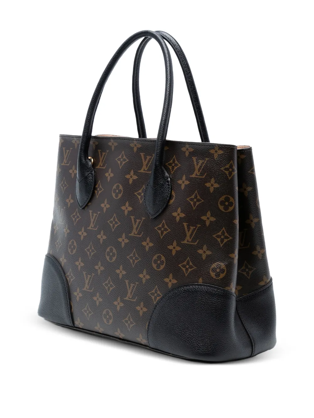 Pre-owned Louis Vuitton 2017 Monogram Flandrin Satchel In Black