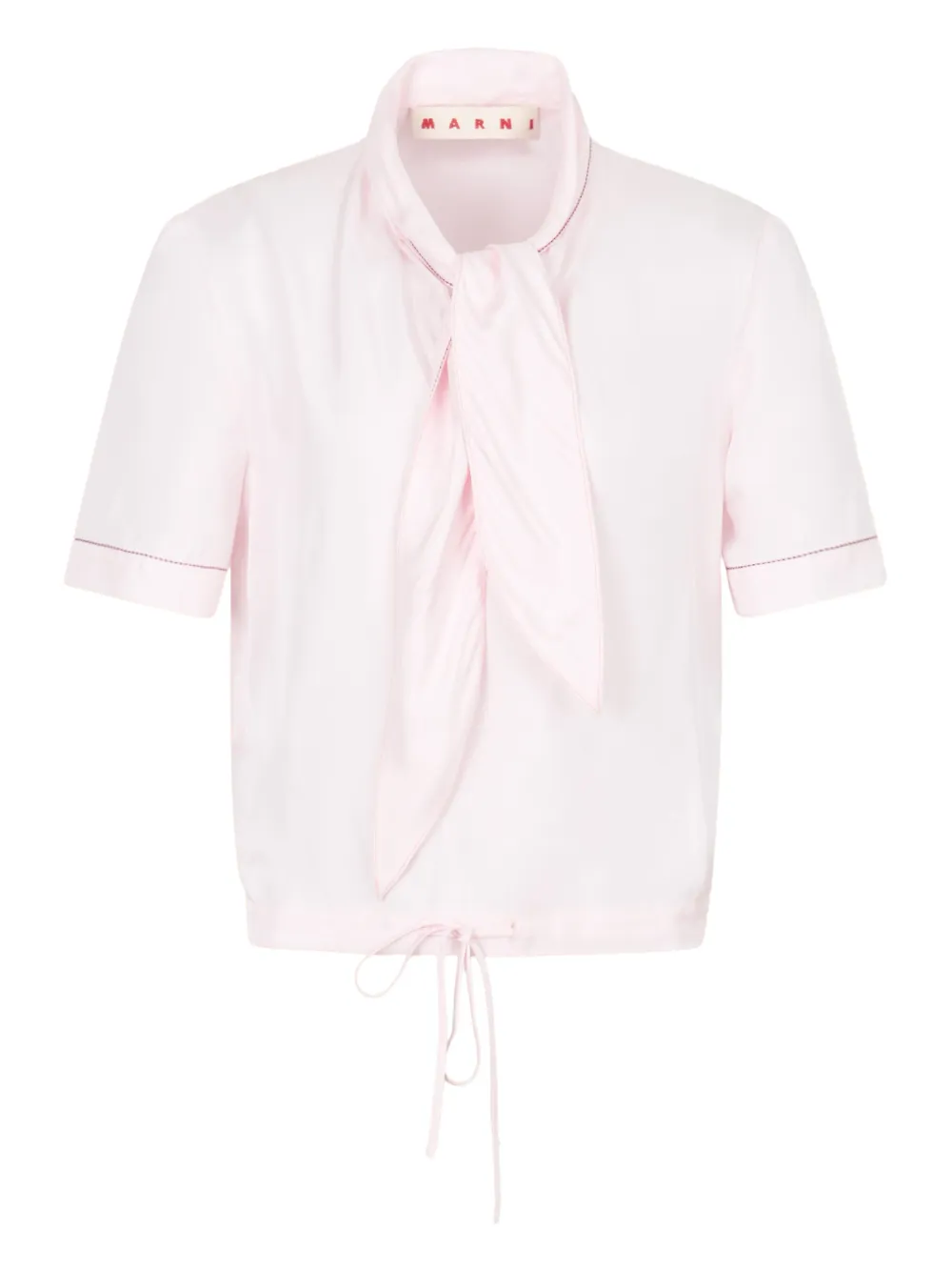 Marni Blusa con cuciture a contrasto - Rosa