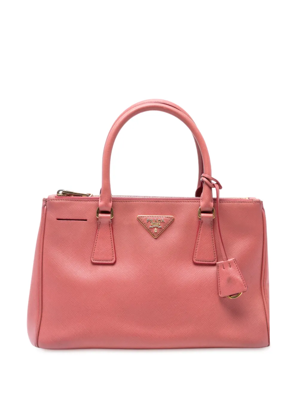 Prada Pre-Owned 2000-2025 Small Saffiano Lux Galleria Double Zip satchel - Rosa
